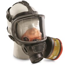 U.S. Military Surplus Full Face Gas Mask Respirator, Used, NATO Filter, New