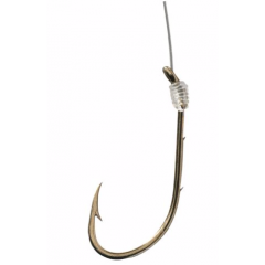 Eagle Claw Model 139 Snelled Hooks – Bronze