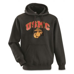 USMC Military Surplus Hooded Sweatshirt